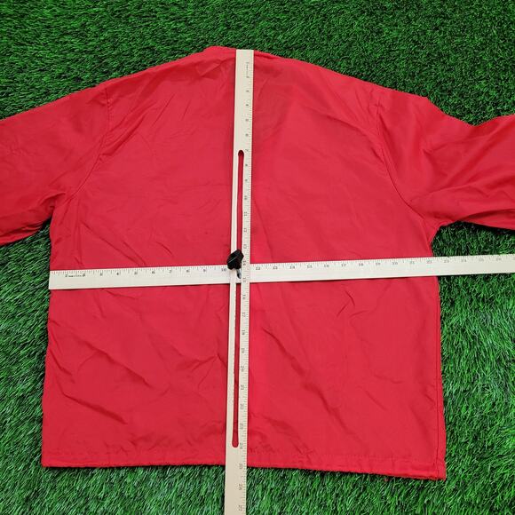 Vintage 80s Windbreaker Jacket M/L 22x25 Baggy Boxy - Picture 6 of 13